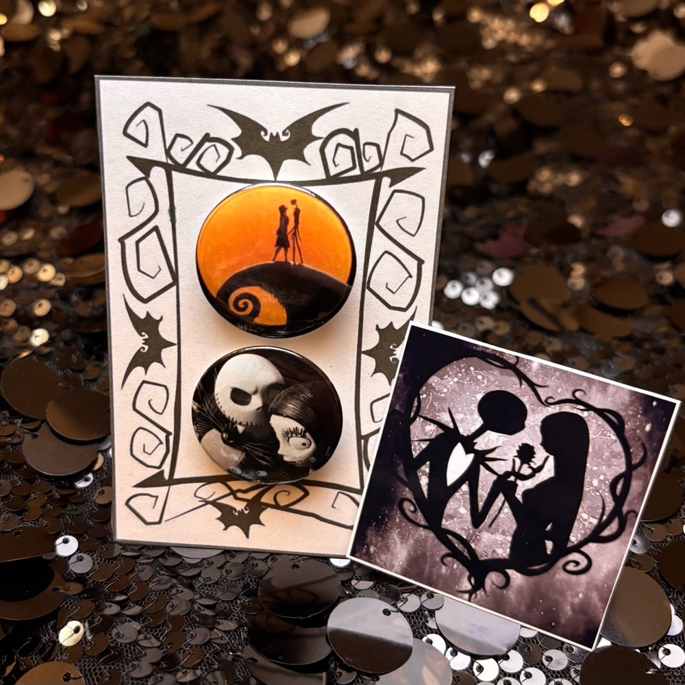 The Nightmare before Christmas Button Set